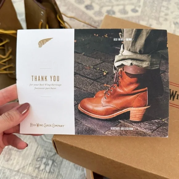 Red Wing Shoes Women’s Classic Moc Short Boots in Olive Suede Leather 9.5 - Picture 11 of 12